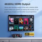 Adapter Type C JWD-TC58 na LAN, PD, HDMI, 3x USB 3.0 6 u 1 sivi slika 7