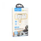 Auto punjac HOCO Z31 QC3.0 2xUSB sa micro USB kablom beli slika 5