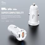 Auto punjac KONFULON JK79, 3A, QC3.0 22.5W, PD 30W crni slika 5