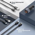 Auto punjac LDNIO C510Q PD/QC3.0 36W sa iPhone lightning kablom slika 6