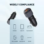 Auto punjac LDNIO C510Q PD/QC3.0 36W sa iPhone lightning kablom slika 7