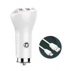 Auto punjac LDNIO C511Q 2xUSB QC3.0 5V/3A iPhone lightning cena 2000 din slika