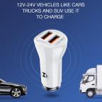 Auto punjac LDNIO C511Q 2xUSB QC3.0 5V/3A iPhone lightning slika 5