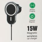 Auto punjac iPhone magnetic 15W crni slika 5