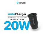 Auto punjac Teracell Evolution TC-10 PD 20W, USB QC3.0 15W crni cena 2000 din slika