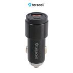 Auto punjac Teracell Evolution TC-11 PD 22.5W + USB QC3.0 20W, 45W (total) sa Lightning kablom crni slika 2