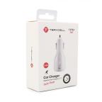 Auto punjac Teracell Ultra DC02 QC 2.4A sa micro USB kablom beli cena 2000 din slika