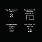 Auto stalak GH - C10 magnet za ventilaciju crni slika 3