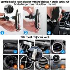 Auto stalak Wireless S5 sa holderom crni slika 7