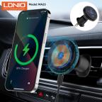 Auto stalak za ventilaciju LDNIO MA23 15W Wireless magnetic crni slika 2