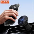 Auto stalak za ventilaciju LDNIO MA23 15W Wireless magnetic crni slika 7