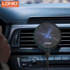 Auto stalak za ventilaciju LDNIO MA23 15W Wireless magnetic crni slika 8