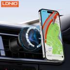 Auto stalak za ventilaciju LDNIO MA23 15W Wireless magnetic crni slika 9