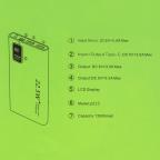 Power bank prenosiva baterija Oxpower P13 PD fast 12000 mAh crna slika 5