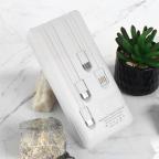 Power bank prenosiva baterija Oxpower PC4-1 4in1 5V 2A 10000 mAh bela slika 3