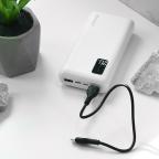 Power bank prenosiva baterija Oxpower PW20 20000 mAh bela slika 2