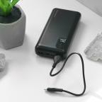 Power bank prenosiva baterija Oxpower PW20 20000 mAh crna slika 2