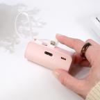 Power bank prenosiva baterija privezak 5000mAh fast lightning roze slika 2