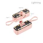 Power bank prenosiva baterija privezak Oxpower 5000mAh lightning roze slika 2