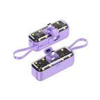 Power bank prenosiva baterija privezak Oxpower 5000mAh Type C ljubicasta slika 1