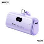 Power bank prenosiva baterija REMAX Capsule series RPP-632 2A Type C 5000mAh ljubicasta cena 4000 din slika
