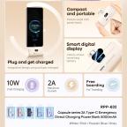 Power bank prenosiva baterija REMAX Capsule series RPP-632 2A Type C 5000mAh roze slika 2
