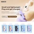 Power bank prenosiva baterija REMAX Capsule series RPP-632 2A Type C 5000mAh siva slika 3
