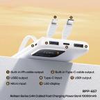 Power bank prenosiva baterija REMAX Rellaen series RPP-657 2.4A 10000mAh crna slika 3
