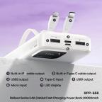 Power bank prenosiva baterija REMAX Rellaen series RPP-658 2.4A 20000mAh bela slika 3