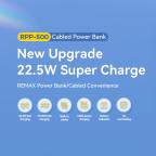 Power bank prenosiva baterija REMAX Suji Series RPP-500 20W+22.5W PD+QC 10000mAh ljubicasta slika 2