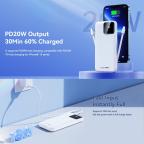Power bank prenosiva baterija REMAX Suji Series RPP-500 20W+22.5W PD+QC 10000mAh ljubicasta slika 3