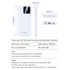 Power bank prenosiva baterija REMAX Suji Series RPP-500 20W+22.5W PD+QC 10000mAh ljubicasta slika 7