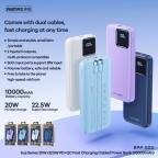 Power bank prenosiva baterija REMAX Suji Series RPP-500 20W+22.5W PD+QC 10000mAh ljubicasta slika 8