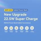 Power bank prenosiva baterija REMAX Suji Series RPP-513 20W+22.5W PD+QC 20000mAh bela slika 2