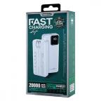 Power bank prenosiva baterija REMAX Suji Series RPP-513 20W+22.5W PD+QC 20000mAh bela slika 10