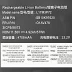 Baterija za laptop Lenovo T480s HQ2200 B slika 2