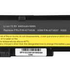 Baterija za laptop Lenovo X200 10.8 4400mAh HQ2200 B slika 2