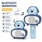 Bluetooth mikrofon Bear plavi slika 2