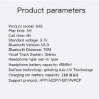 Bluetooth slusalice Airpods E6S HQ slika 8