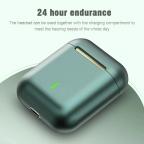 Bluetooth slusalice Airpods Earbuds J18 metalik zelene slika 5