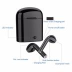 Bluetooth slusalice Airpods i7 mini crne HQ slika 4