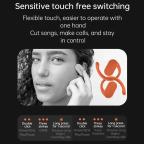 Bluetooth slusalice Airpods Soke HD313 narandzaste slika 8