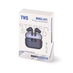 Bluetooth slusalice Airpods T-phox K21 crne HQ slika 4