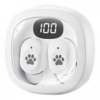 Bluetooth slusalice Airpods T-phox Q38 sapice bele HQ slika 6
