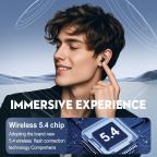 Bluetooth slusalice Airpods T-phox Y600 crno narandzaste HQ slika 5