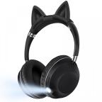 Bluetooth slusalice Cat Ear crne cena 5000 din slika