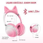 Bluetooth slusalice Cat Ear crne slika 8