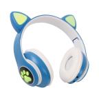 Bluetooth slusalice Cat Ear plave cena 5000 din slika