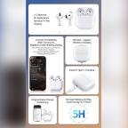 Bluetooth slusalice Coteci MS-020 bele slika 3