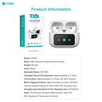 Bluetooth slusalice Coteci MS-028 AI bele slika 7